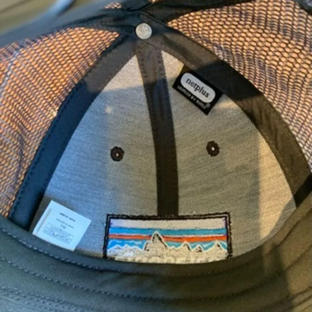 Patagonia Men's Black and Grey Hat
